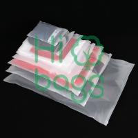 Manufacturers can customize LDPE ziplock bag frosted semi - transparent slider zipper bag N2