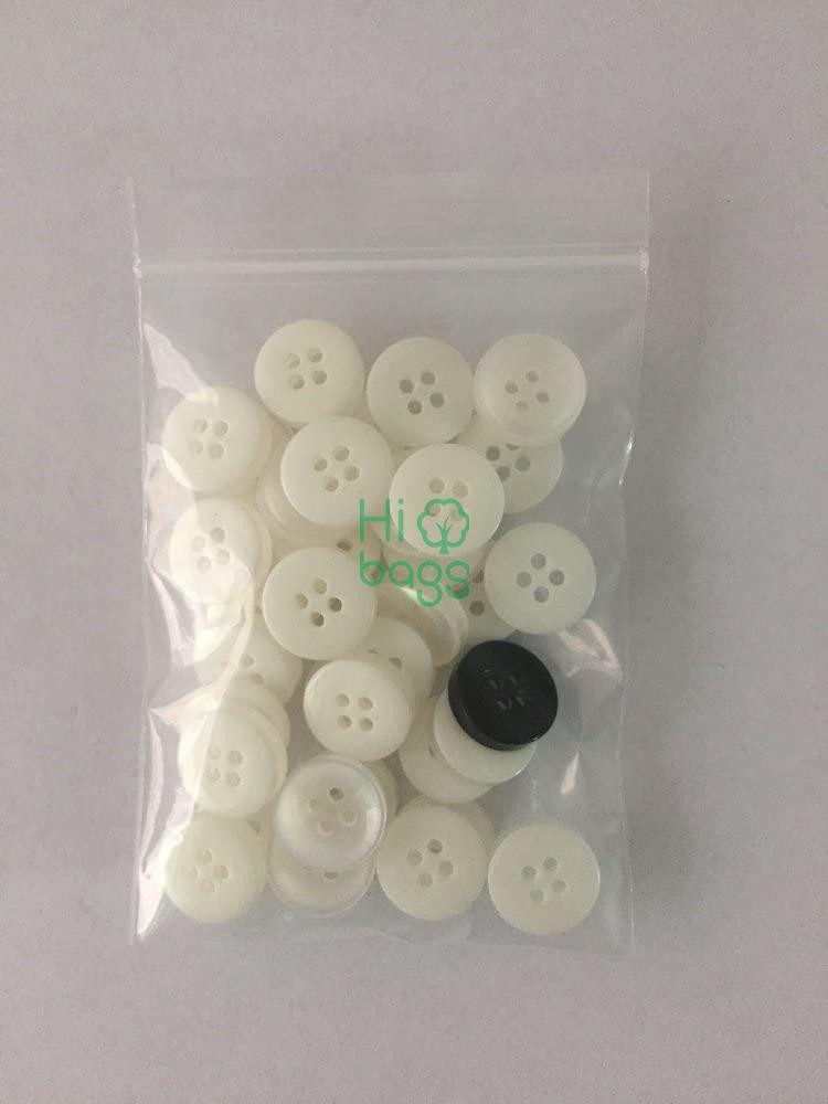 Small Clear Poly Reclosable Zipper Lock Storage Plastic Bag M