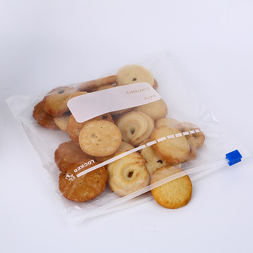 Custom Cheap Eco Friendly Food Transparent Plastic Slider Zipper Bag N1