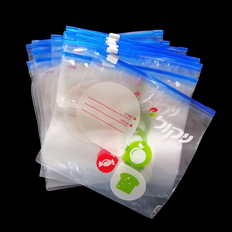 Transparent Slider Plastic Bag for Food Y