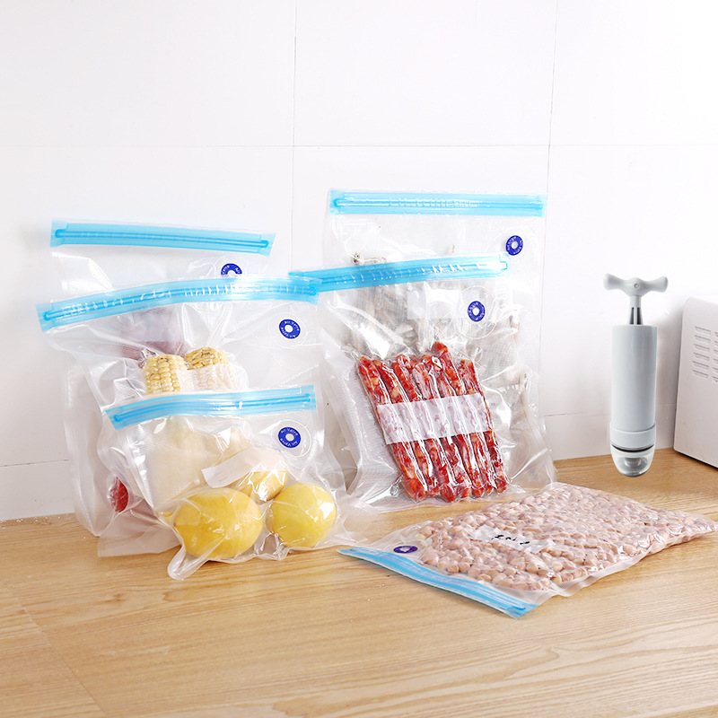 Custom food vacuum compression bag preservation freezer bag E