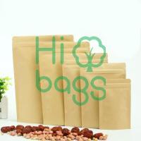 Kraft Paper Coated With Aluminum Dried Fruit Stand Up Pouch Ziplock Bag N1