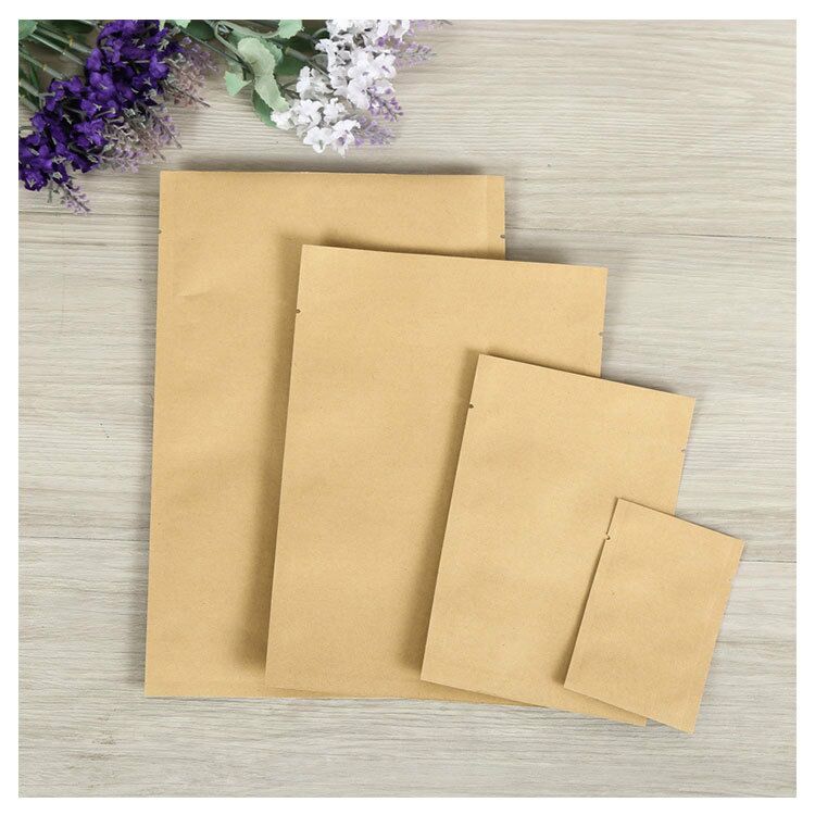 Customized Food grade kraft paper aluminum foil bag