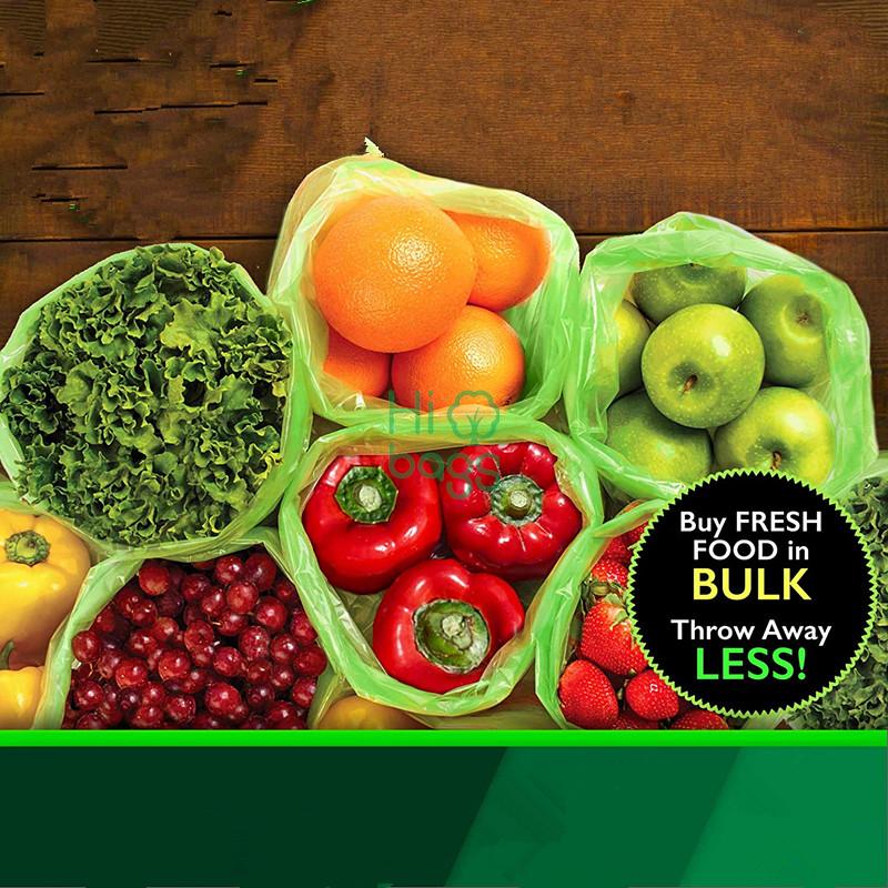Keeps Fruits Vegetables Fresh Longer Reusable Bags M