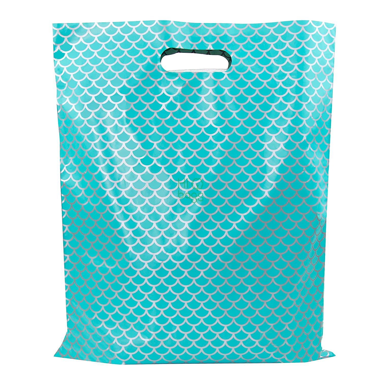 Merchandise Glossy Plastic Boutique Shopping Bags M