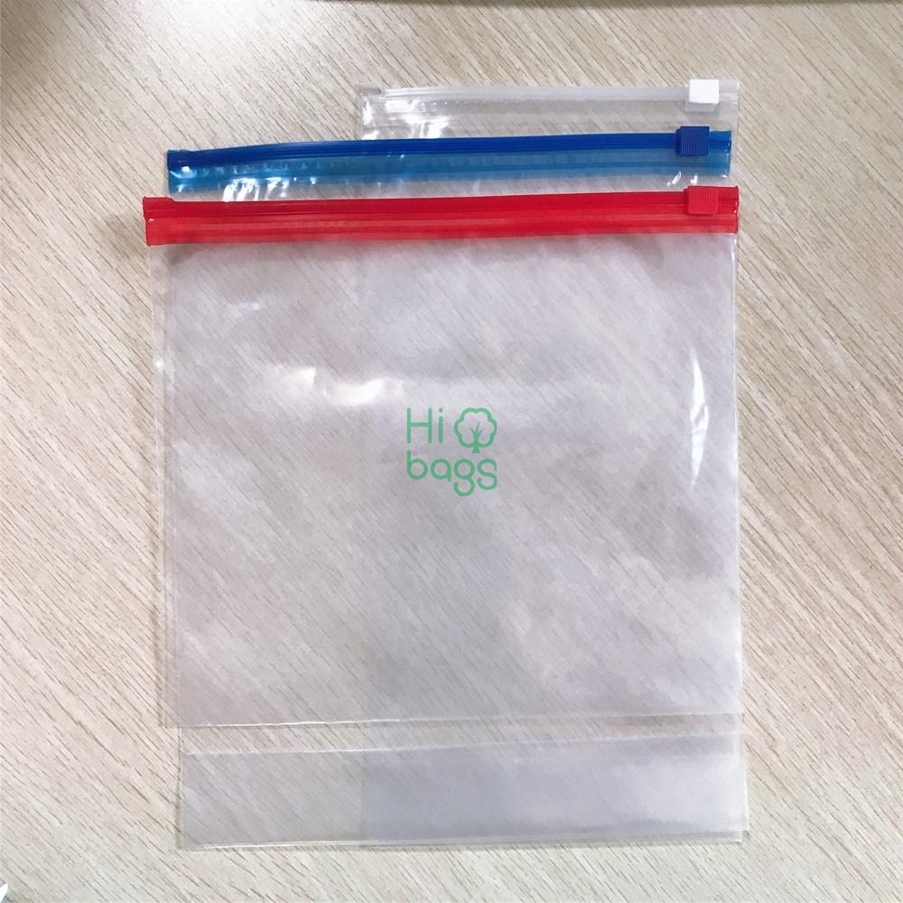 Custom Transparent PE Plastic Slider Zip Lock Packaging Bags Y01