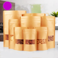 Customized Stand Up Pouch Kraft Paper Bag for Food Y