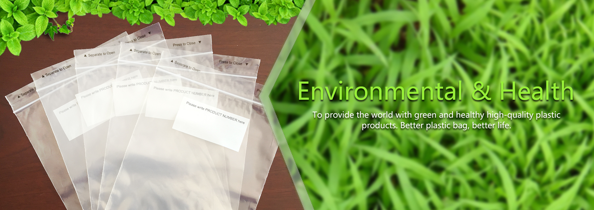 zip lock plastic bag suppliers