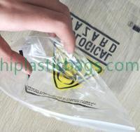  Customized Biohazard Symbol Clear Specimen Bags